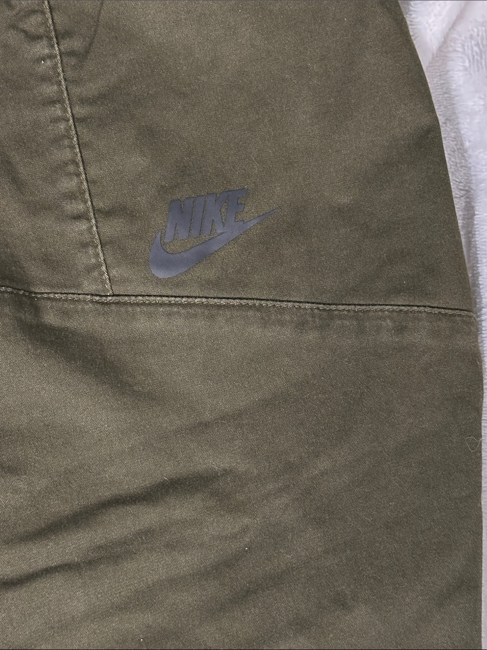 Nike Men's Olive Cargo Pants - Dark Green Utility Style - Picture 5 of 5